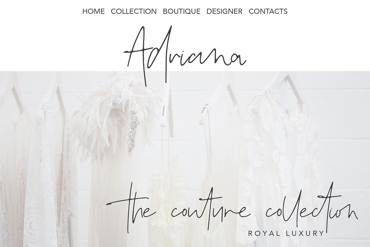 White Serenity Signature Font, a Script Font by Renata Chizhikova (Photo 9 of 14)