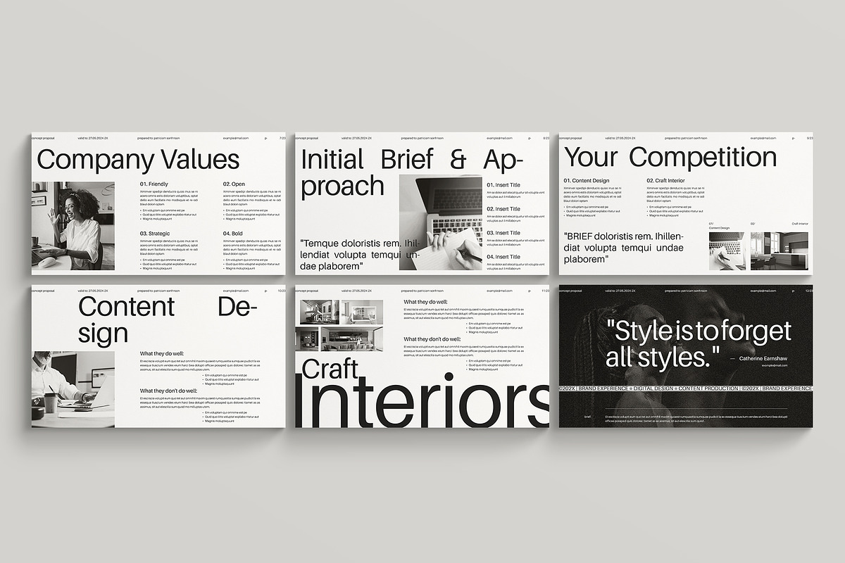 Proposal Presentation Template, a Presentation Template by E-Type (Photo 3 of 5)