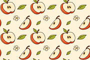 Apples Seamless Pattern, a Pattern Graphic by Laimmilka (Thumbnail 2 of 3)