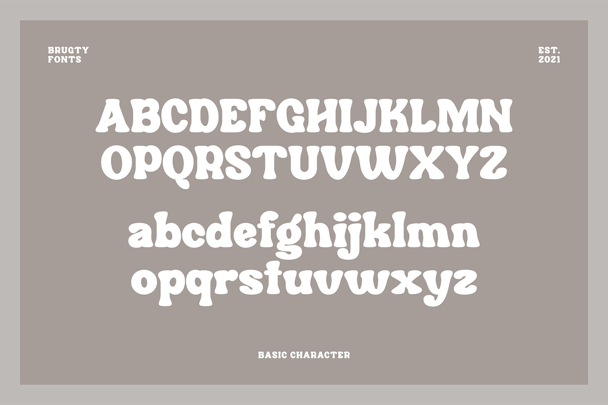 Brugty - Thick Display Fonts, a Serif Font by Prioritype Co (Photo 8 of 15)