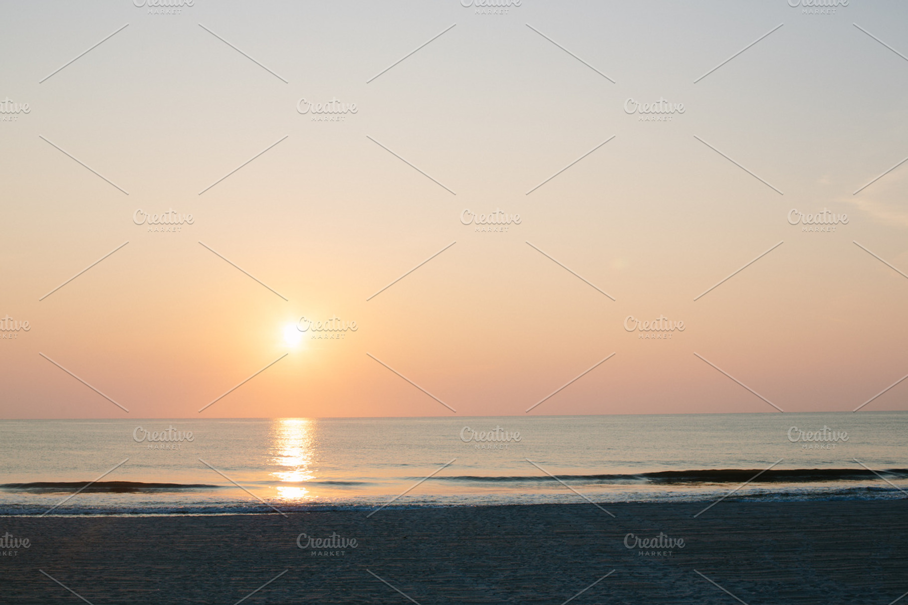 The beach stock photo containing beach and sunrise