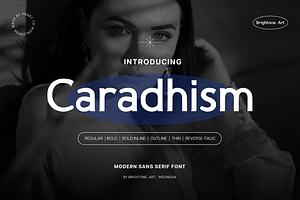 Caradhism - Modern Sans Serif Font