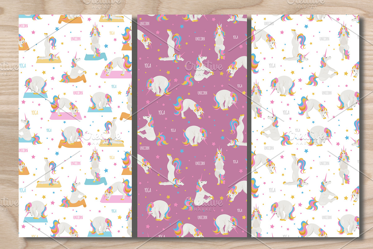 Unicorn yoga, an Animal Illustration by pet design shop (Photo 4 of 4)