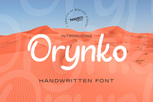 Orynko - Handwritten Font