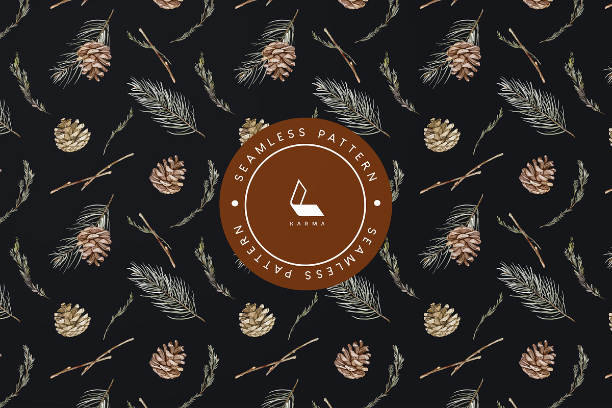 Merry & Bright Christmas Set, a Decorative Illustration by Karma (Photo 12 of 22)
