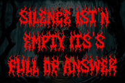 ZERION - Black Metal Font, a Blackletter Font by Fonday Studio (Thumbnail 5 of 6)