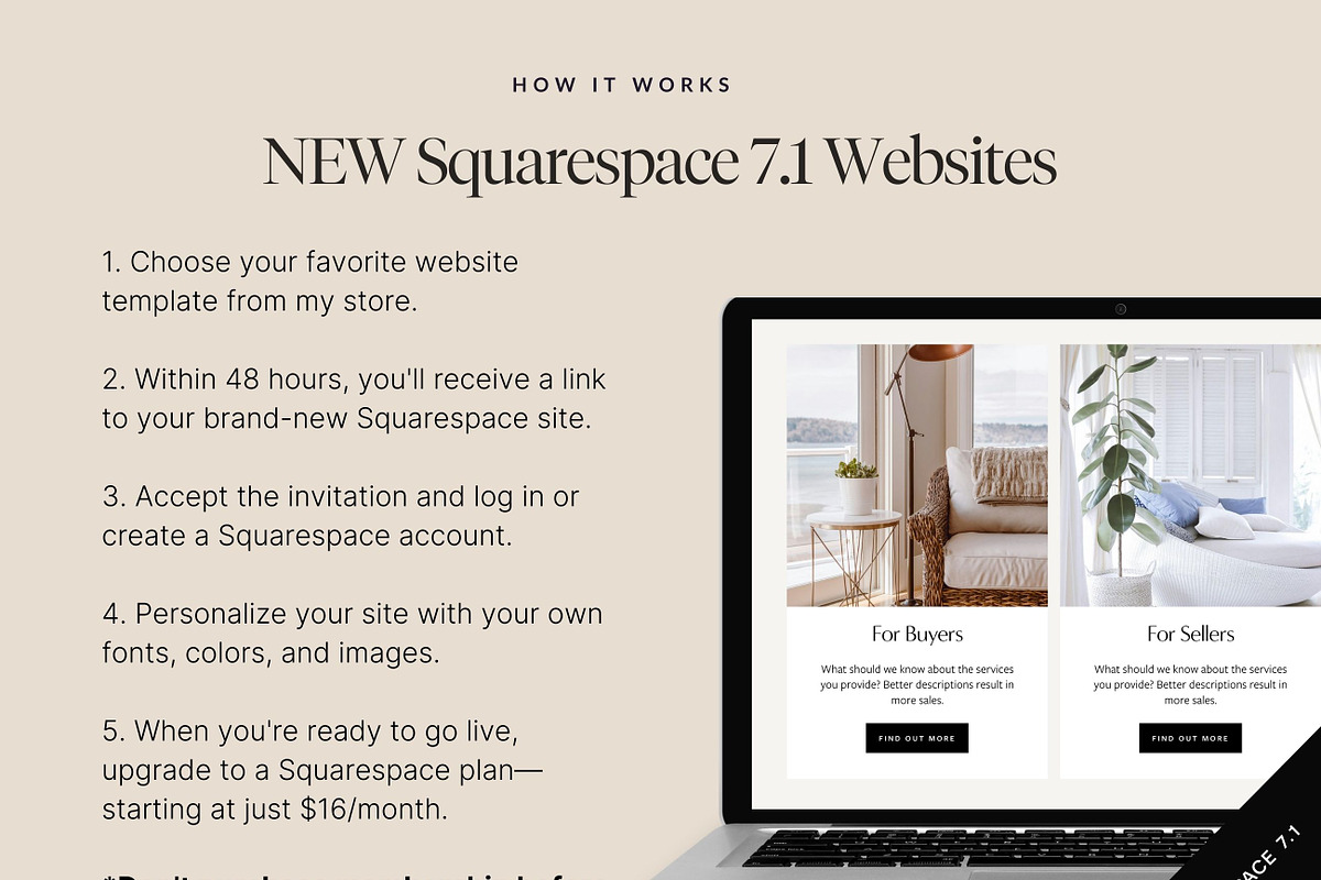 Real Estate Squarespace Template, a Squarespace Template by MartaLebre (Photo 7 of 10)
