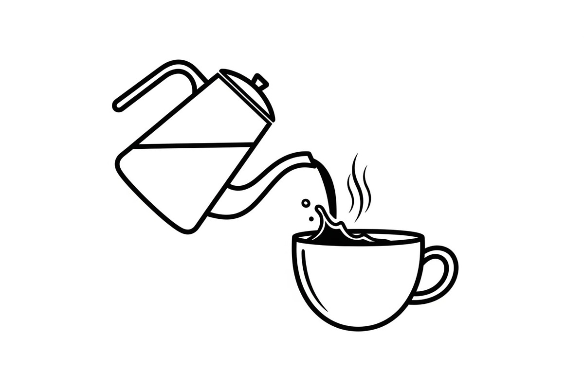 Pour Over Coffee Cup Silhouette Bund, an Illustration by Designs_River (Photo 10 of 31)