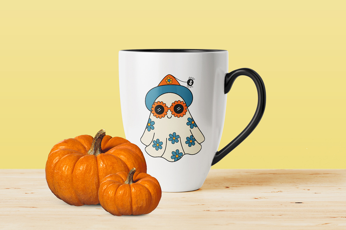 cute ghost collection, a Seasonal Illustration by NataKa (Photo 8 of 9)