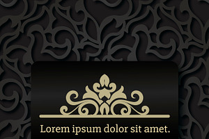 Luxury Black Design Cards Collection