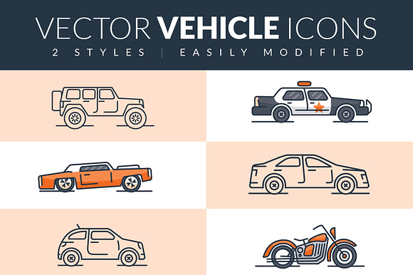 Vector Vehicle Icons