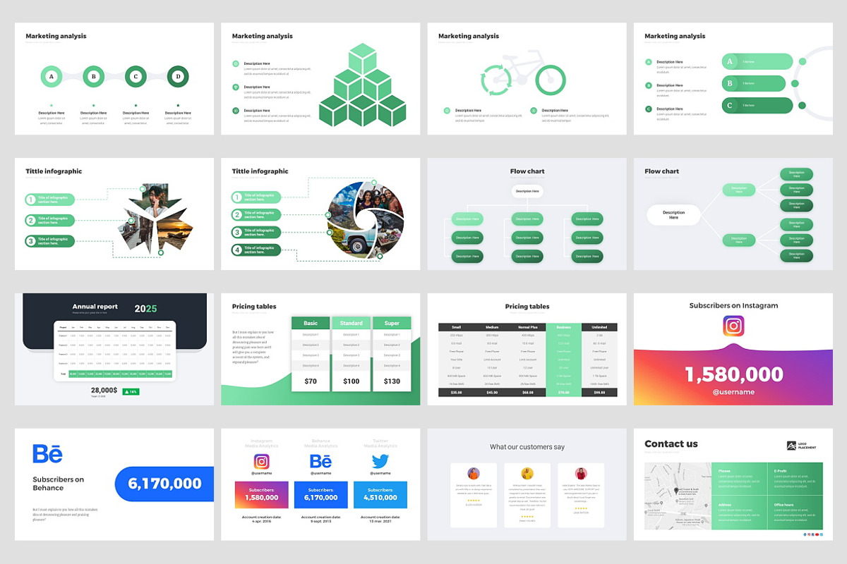 Business Corporate Solutions, a Presentation Template by Evgeny Bagro (Photo 5 of 7)