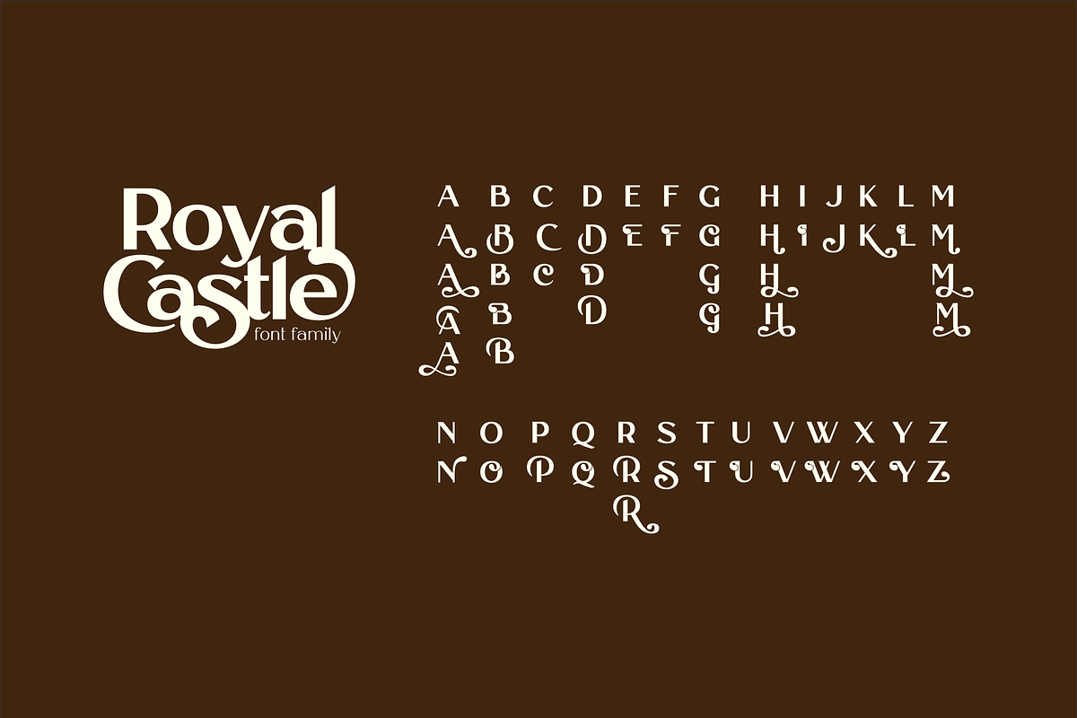 Royal Castle - Font Family, a Sans Serif Font by LoneArmy (Photo 10 of 10)