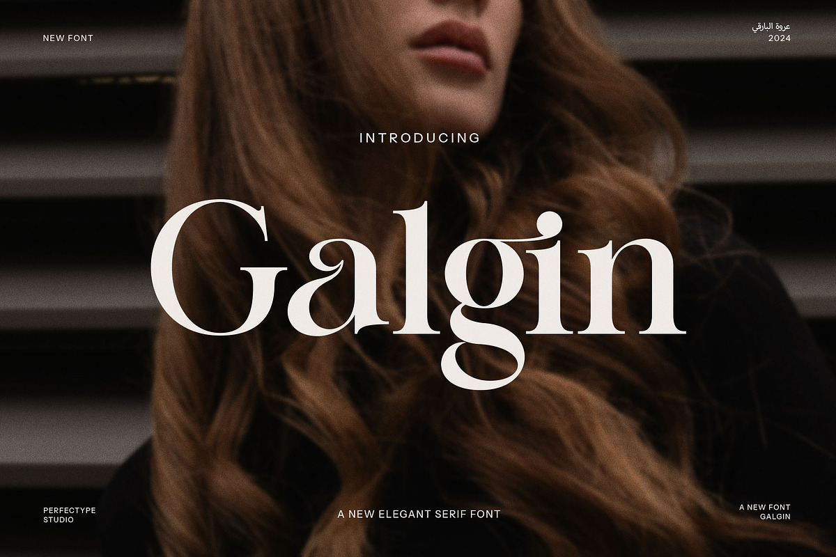 Galgin Elegant Serif Font, a Serif Font by Perfectype (Photo 1 of 8)