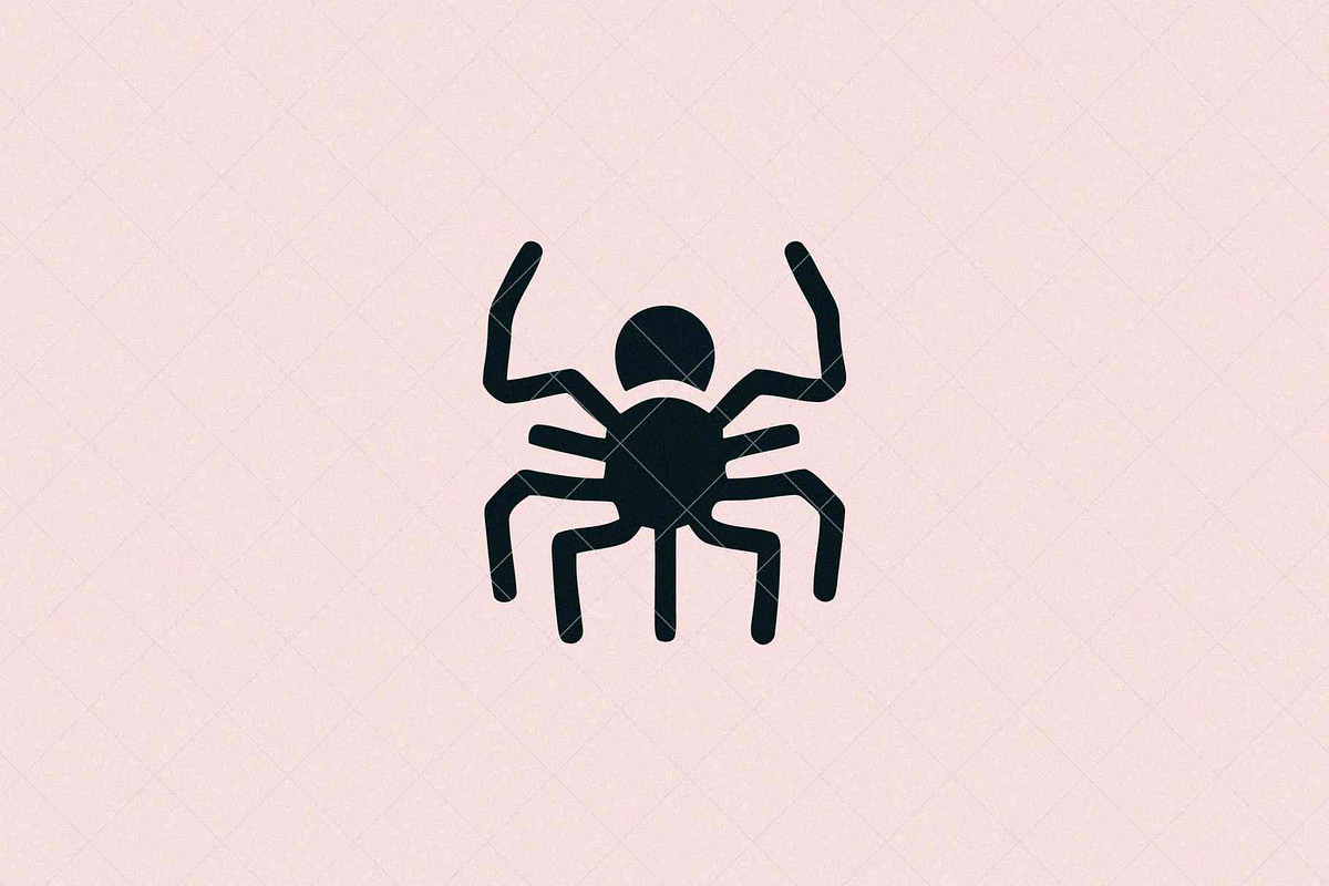 Minimalist Spider Icon, a Seasonal Illustration by Vectorium Studio (Photo 1 of 3)