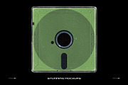 Floppy Disk Mockup Template Bundle, a Product Mockup by PrintPixel (Thumbnail 16 of 28)