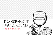 Cocktail Glass Line Art, Wine Glass, a Food Illustration by BrushstrokeArtGB (Thumbnail 6 of 9)