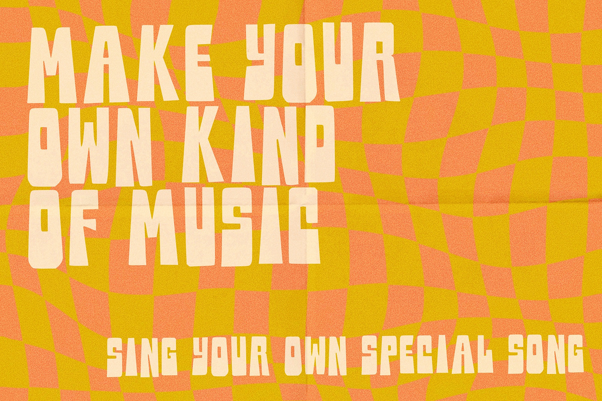 Super Tall - Retro Sans Serif Font, a Sans Serif Font by Dear Darling Design (Photo 3 of 6)