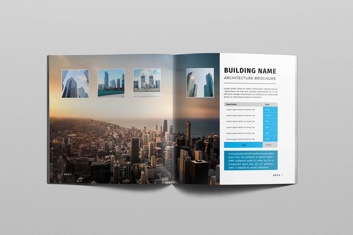 Square Realestate/Architecture Broch, a Brochure Template by New Lines (Photo 7 of 13)