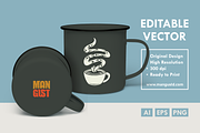 Ghost and Coffee, an Object Illustration by Mangustudio (Thumbnail 3 of 3)