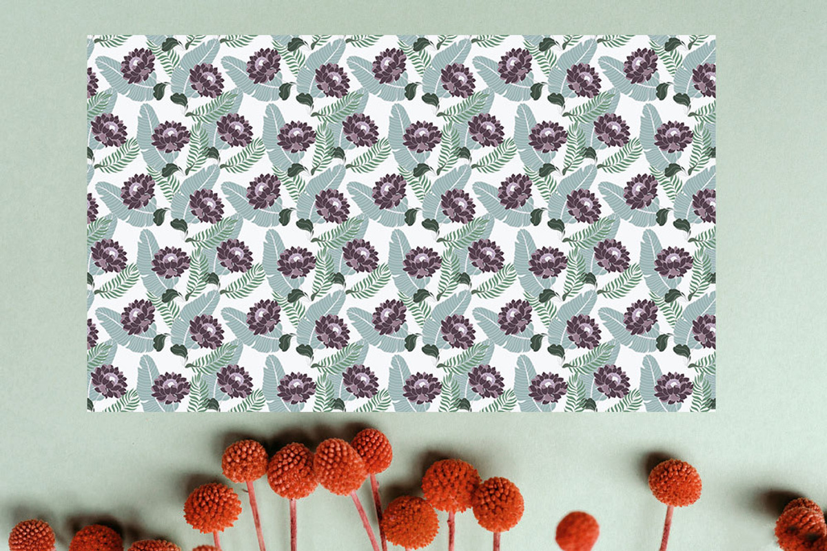 18JPG/EPS Tropical floral pattern, a Pattern Graphic by Theraphosath (Photo 10 of 23)