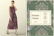 Ornate Petals Prints & Patterns, a Pattern Graphic by GND ART STUDIO (Thumbnail 6 of 8)
