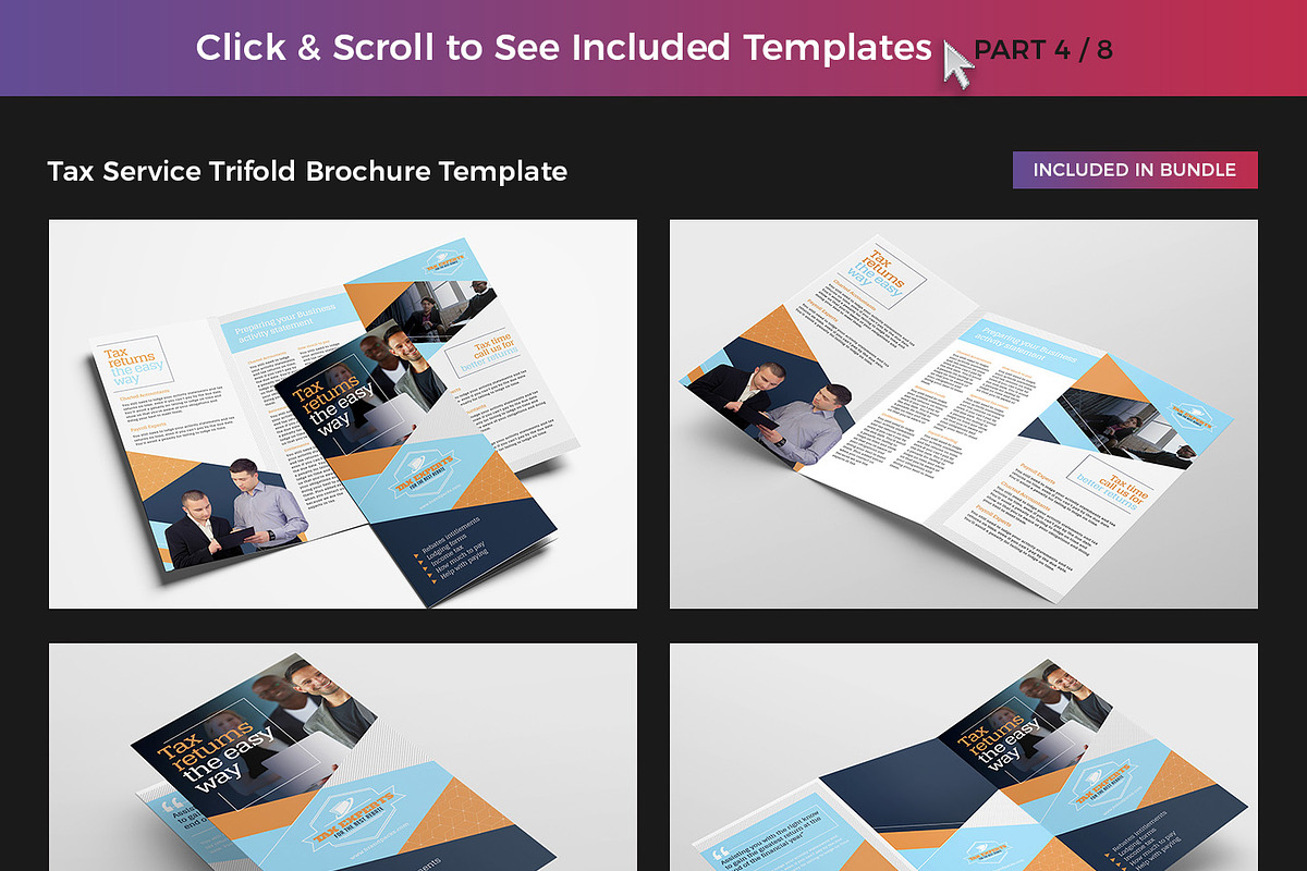 75 Trifold Brochure Templates Bundle, a Brochure Template by BrandPacks (Photo 6 of 11)