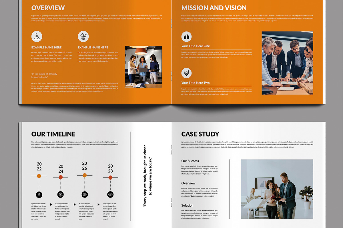 Company Profile Design Layout preview 4