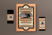 Country Music Concert Flyer Set, a Flyer Template by graphicook (Thumbnail 1 of 3)