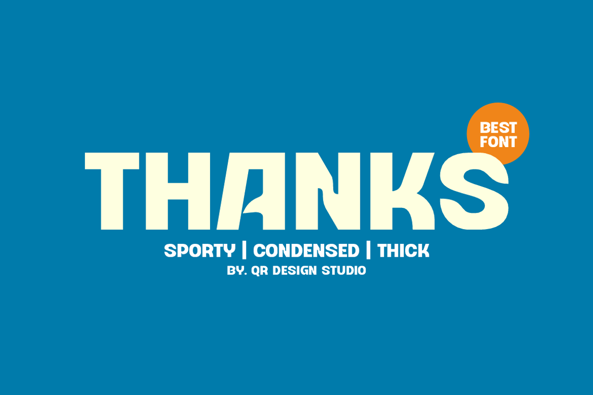 Agore Bold - Sporty Font, a Sans Serif Font by QR Design Studio (Photo 10 of 10)