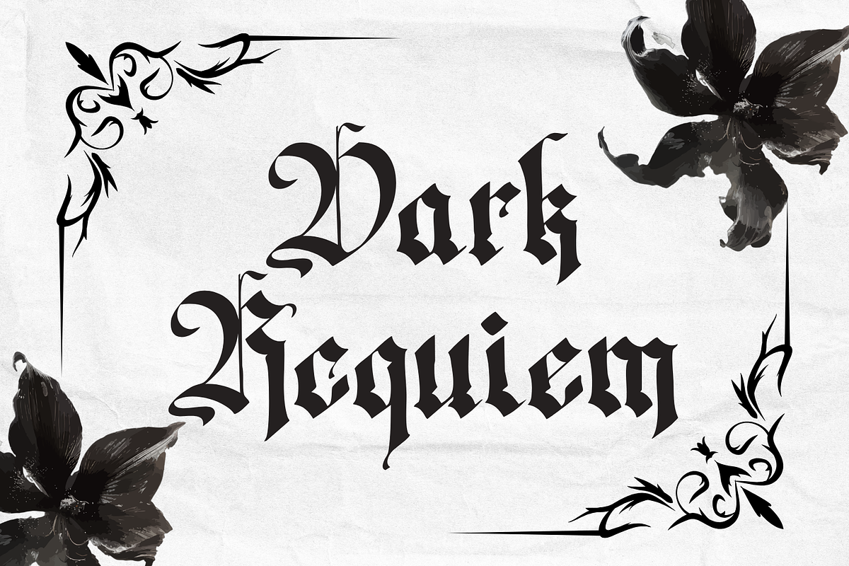 Zhatend Sildyer - Blackletter Font, a Blackletter Font by Randi Irvan | Rvandtype (Photo 3 of 11)