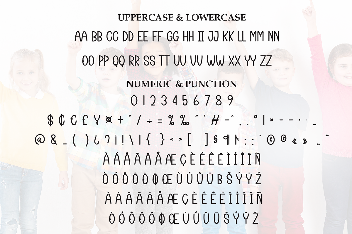 Children | Script Font, a Handwritten Font by Scratchones (Photo 7 of 8)