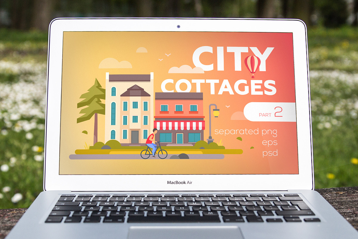 Peaceful landscapes with cottages, a Person Illustration by Boyko Pictures (Photo 9 of 11)