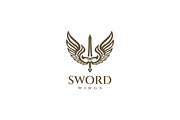 Sword Wings Logo, a Branding & Logo Template by yopie (Thumbnail 1 of 3)