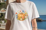 Birth Month Floral Pumpkin Bundle., an Illustration by SVGArt (Thumbnail 7 of 8)