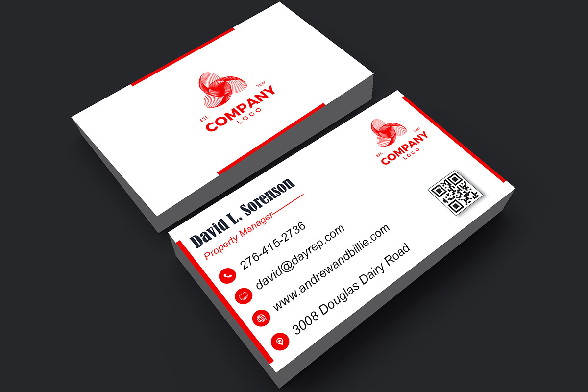 Clean Real Estate Business Card PSD preview 5