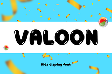Valoon – Kids Display Font