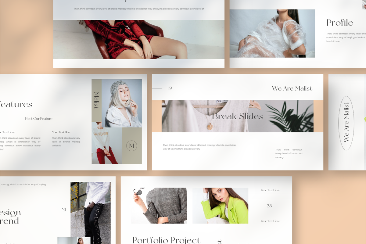 MALIST Google Slide Template, a Presentation Template by Inkofert (Photo 9 of 10)