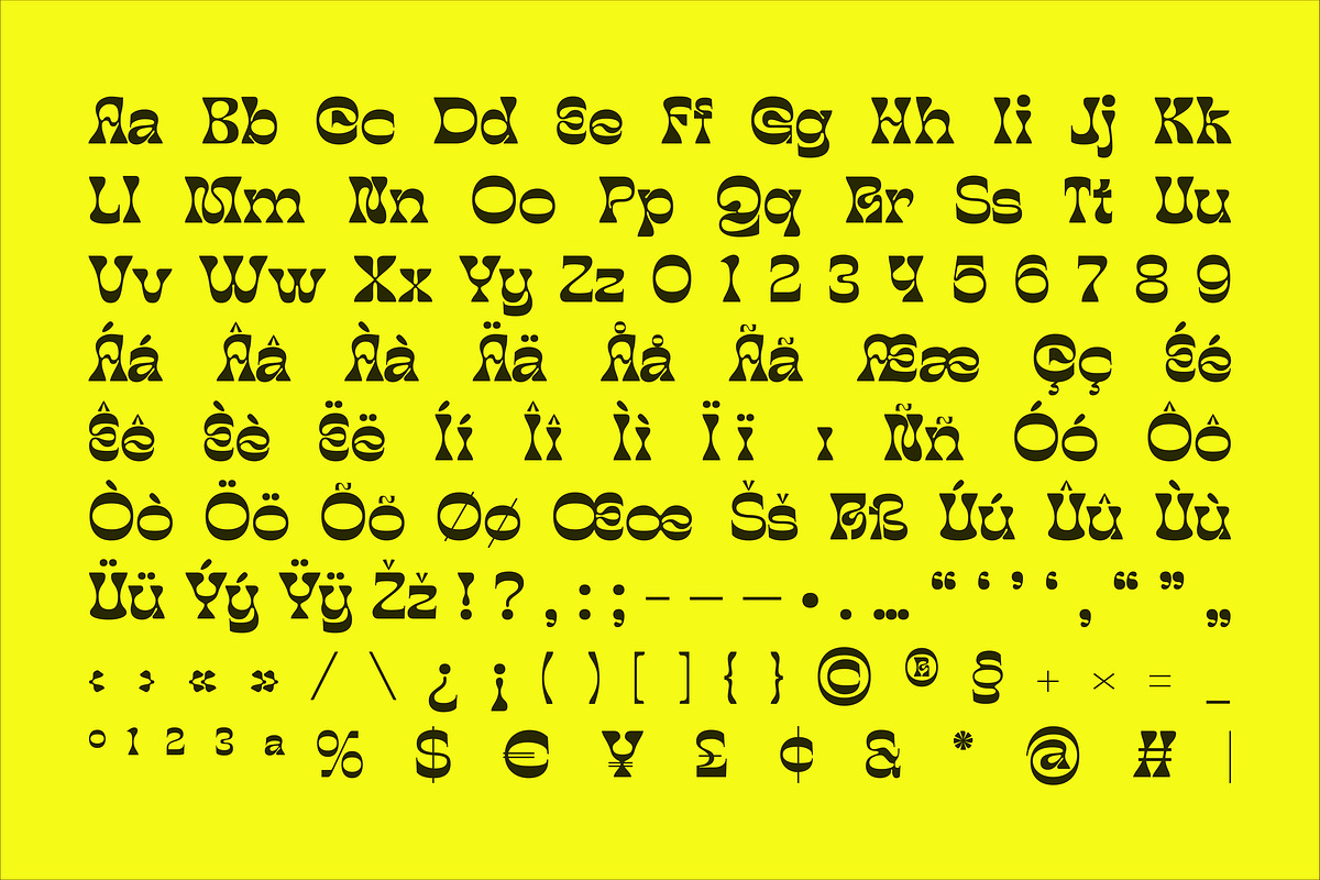 Bekix - Funky Liquid Retro Y2K Font, a Sans Serif Font by Casloop Studio (Photo 5 of 9)
