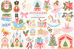 Nutcracker Ballet Clipart Christmas