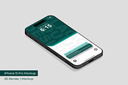 iPhone 15 Pro Mockup | 3D Rendering, an iPhone Mockup by mrfauzi (Thumbnail 14 of 17)
