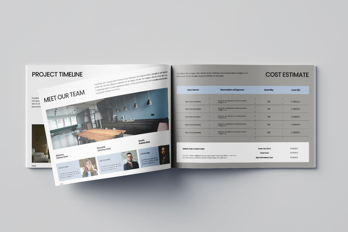 Business Proposal Template Vol.18, a Brochure Template by Bewalrus Studio (Photo 10 of 11)