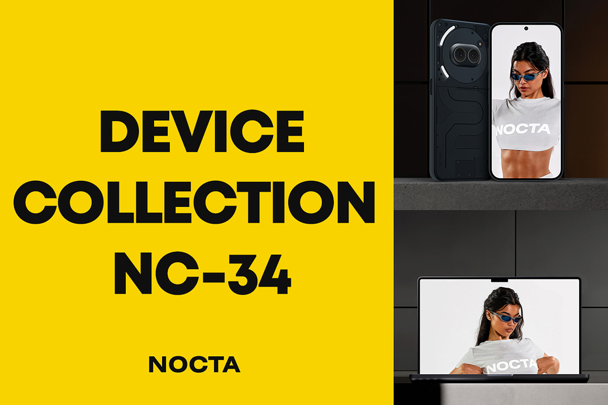 Device Mockup Collection NC-34, a Device Mockup by NOCTA SUPPLY (Photo 1 of 4)