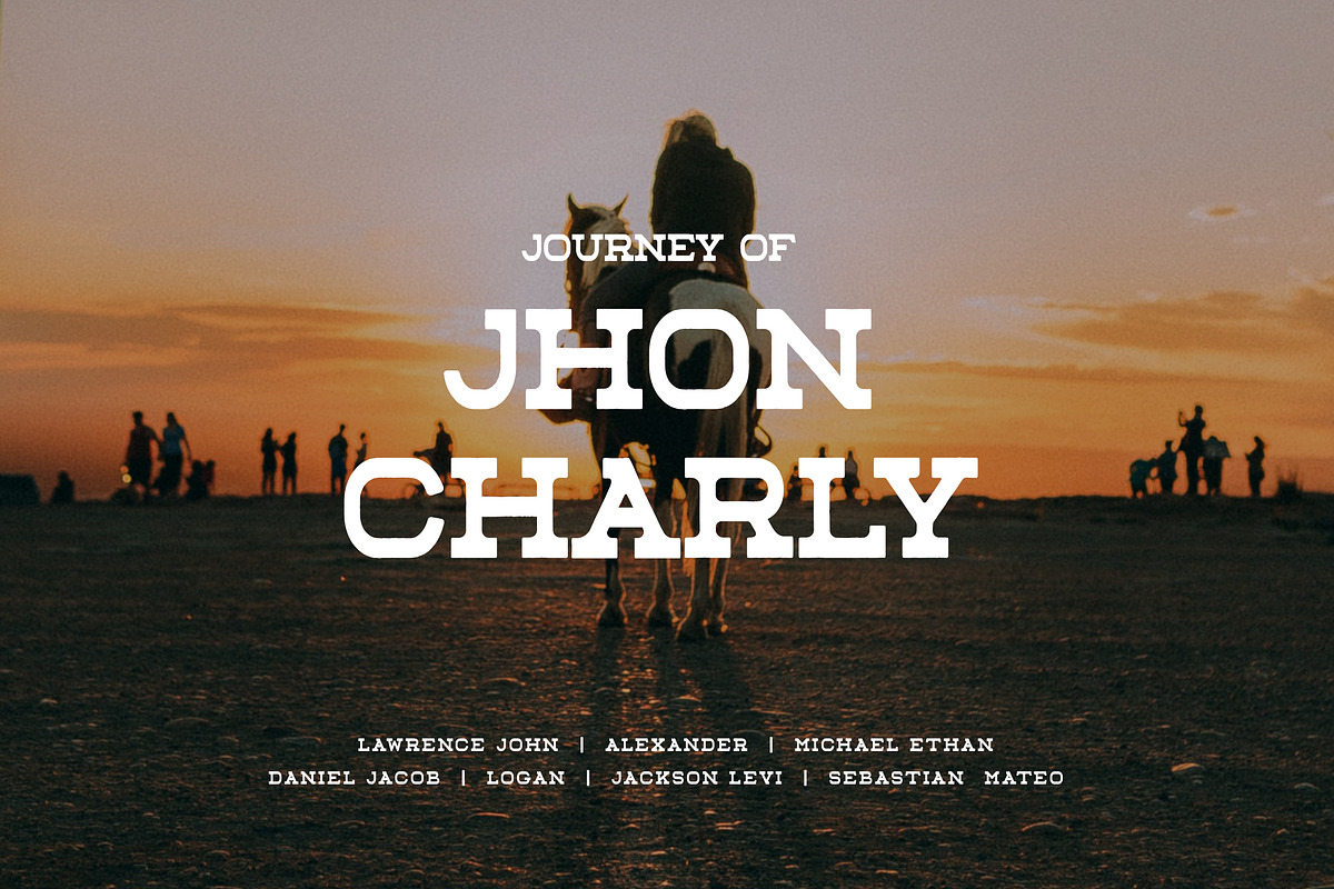 Cowboy Wildwest Slab Serif Font, a Slab Serif Font by UICreative (Photo 4 of 10)