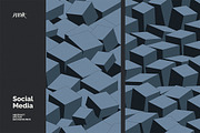 Social Media Vector Backgrounds V 06, a Background Graphic by dvtchk (Thumbnail 2 of 9)