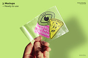 Sticker's Branding Mockup Bundle, a Packaging Mockup by Mocku (Thumbnail 15 of 25)