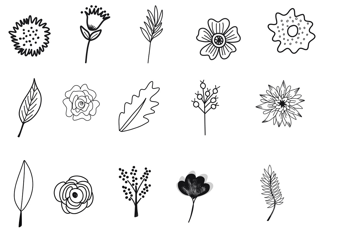 Rad & Retro Floral Stamps, a Brush Add-On by OkayAnnie Designs (Photo 9 of 11)
