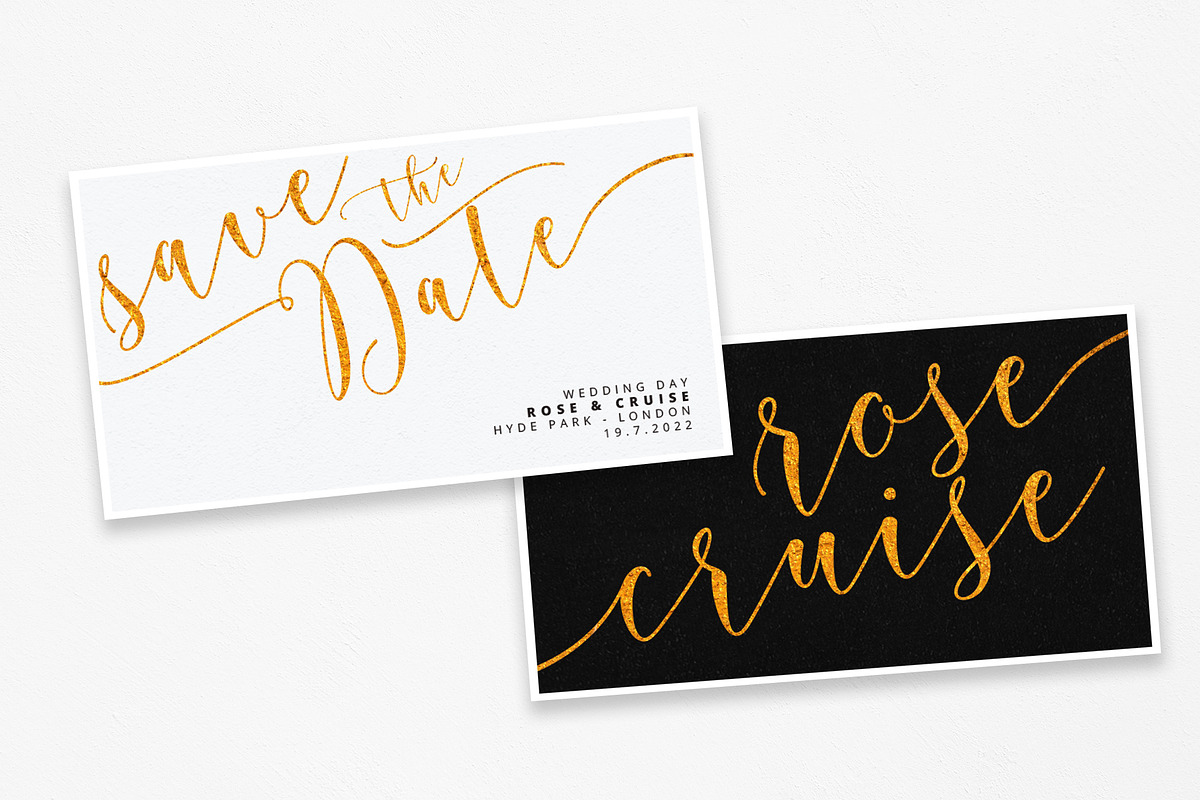 Update! Rosetica Smooth Script, a Script Font by FadeLine Studio (Photo 4 of 9)