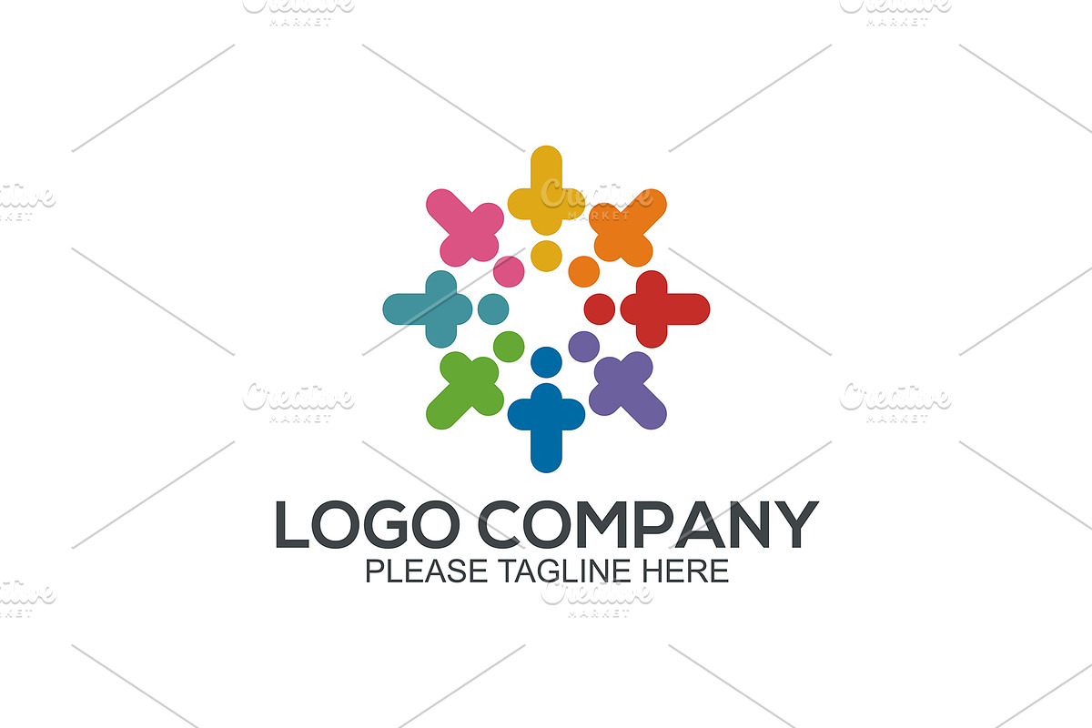 20 Logo Teamwork Templates Bundle, a Branding & Logo Template by Friendesigns (Photo 13 of 21)