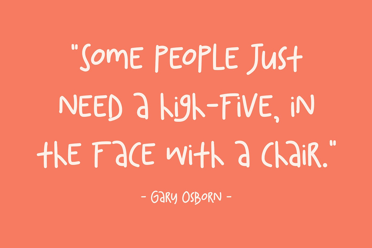 CS Barbara – Fun Handwritten Font, a Handwritten Font by Craft Supply Co. (Photo 2 of 8)